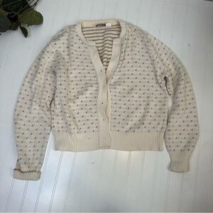 VTG PEABODY cardigan women’s large button up spring sweater